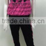 Trendy Short Sleeve Sports Suit for Lady