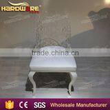 Factory New Design Acrylic Clear Crystal Wedding Chair for Hotel