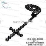 Hot Sale Bling Bling Hip Hop Rosary Necklace thumbnail-3