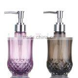 SE12 Fashional Double Wall Brown Lotion Dispenser Bathroom Accessories Set From Factory