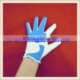 quality exquisite custom sheepskin golf gloves logo design different material