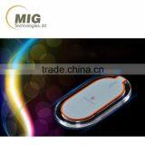 QI Wireless Charger Transmitter Pad for IPhone 4 5 6, 3 Coils Portable Charger for Samsung HTC MI Cell Phone thumbnail-2