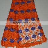 2015 New Fashion Lady Dress Nigeria Heavy Cord Lace Spangles Lace for Party Dress thumbnail-5