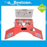 New Design High Quality Cardboard 3d Glasses V2.0 Custom Logo Google Cardboard V2.0 vr Box thumbnail-3