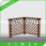 WPC wood plastic composite fence outdoor wooden fence