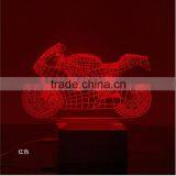 Motorcycle Shape 3D Led Desk Lamp With Touch Switch thumbnail-4