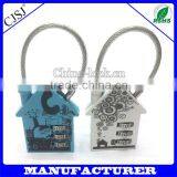 School Lovely Locker House Shaped Cable Combination Padlock thumbnail-1