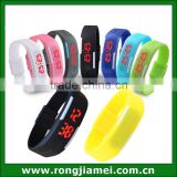 fashional waterproof touch lady Digital watches , silicone bracelet LED sports watch