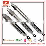 Food Safe Stainless Steel Serving Tongs Bbq Clips for Kitchen Utensils thumbnail-1
