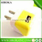 ODM/OEM DC5V1000mA Travel Charger Portable US Home Charger for Smartphone thumbnail-2