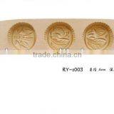 Hot sale Wood Mooncake Mold different shapes with Stamper T003