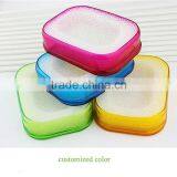 Wholesale Oem Oval Style Colorful Sponge White Box Soap Holder