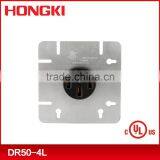 Power Devices 50AMP 125/250V 3-Pole 4-Wire Grounding NEMA 14-50R Flush Mount Receptacle UL Approved