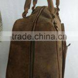 Grain Distressed Leather Travel Bag thumbnail-3