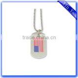Factory Custom Make Country Flag Logo Printing Dog Tag for Cheap