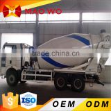 2016 6x4 Shandong sinotruk 6m3 mini concrete mixer trucks for sale