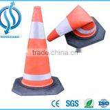 Flexible EVA traffic road safety cone for roadway safety