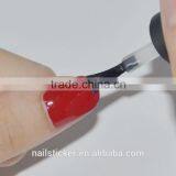 Wholesale high quality MSDS top coat soak off nail gel polish clear uv gel top coat nail polish OEM/ODM