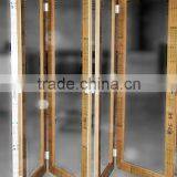 Upvc Folding Door in Beech Colour With Tempered Glass