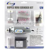 DCCRAFT DC-3B 12v 80Pcs Mini Grinder And Accessory Set thumbnail-1