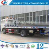 Dongfeng Multipurpose Recovery Truck Vehicle 125hp Chinese Pickup Bedford Trucks 4x2 Turbocharger Rollback Tow Trucks for Sale thumbnail-4