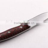 OEM Wood Outdoor Multi Military Knife With Fire Starter and Whistle thumbnail-6