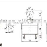 2 Pole Toggle Switch On-off Quick Connection,12v Waterproof Toggle Switch thumbnail-2