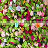 Factory Wholesale 13mm Mini Satin Roses Flowers Heads Rosette Flowers For Hair Ribbon Rose
