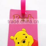 PVC Luggage Tags Manufacture Animation Printed Cute Bag Tags Wholesale