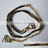 fashion metal bra strap with strand