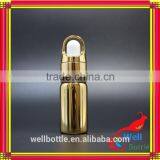Gold Glass Dropper Bottle Samples Vial With Metal Dropper for Essential Oil Packaging Empty Bottles 061R thumbnail-2