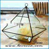 Hot Sale Indoor Plant Glass Terrarium Clear Glass Geometrical Hanging Terrarium-plant Holder Glass Terrarium thumbnail-3