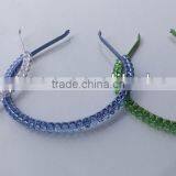 Beautiful Colorful Beads Wrapped Hairbands thumbnail-1