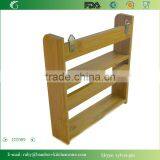 DT009/Decorative Kitchen Bamboo 2-Tier Spice Utensil Rack Wall Hanging Rack thumbnail-3