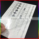 Flash Custom Silver Temporary Metallic Tattoo thumbnail-1