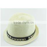 Top Quality Fedora Diamond Seashell Cap Manual Colourful Straw Hats For Ladies thumbnail-3