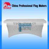 Custom Logo Printing Lycra/Spandex Rectangle Tablecloth