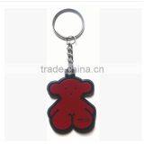 Multifunctional Soft Pvc Metal Ring Keychain