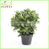 Small Cheap Artficial Topiary Bay Tree Bonsai Wooden Trunk