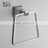 17332 the Newest Square Design Chrome Towel Ring for Bathroom Designs