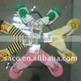 Fashion Children's Leather Sole Sock With the Cartoon Pattern on it thumbnail-1