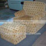 Fabric Sofa With Ottoman