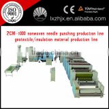ZCM-1000 non woven machinery, geotextile plant, insulation material production line
