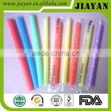 Colorful Disposable Straight Bevel Jumbo Plastic Straw thumbnail-3