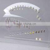 Transparent Hot Selling Laser Cutting Acrylic Jewelry Earrings Display Holder Stand thumbnail-1