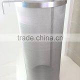 14" 35cm Stainless Steel Hop Spider Home Brew Beer Hop Filter MESH HOP STRAINER With Handle Hook