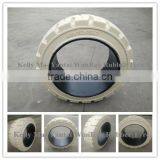 China Press On Wheel Solid Tires 10 Inch 10x6x6 1/2 10x6x6.5 With High Quality From Factory Directly thumbnail-1