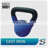 Vinyl Kettlebell With Rubber Base thumbnail-1