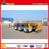 2 Axle 3 Axle Cargo Skeleton Lowbed Semi Trailer 40ft Container Trailer Price for Sale thumbnail-2