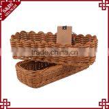 Home or Restaurant Tableware Using Eco-friendly Plastic Rattan Bread Basket Kitchen Cutlery Tray Basket thumbnail-4